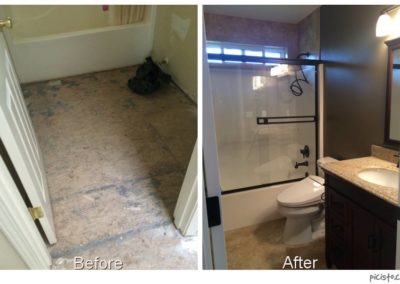 Bathroom Water Damage Restoration Cornerstone Disaster Repair