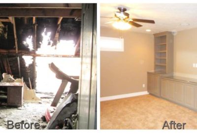 Home Office Fire Damage Restoration